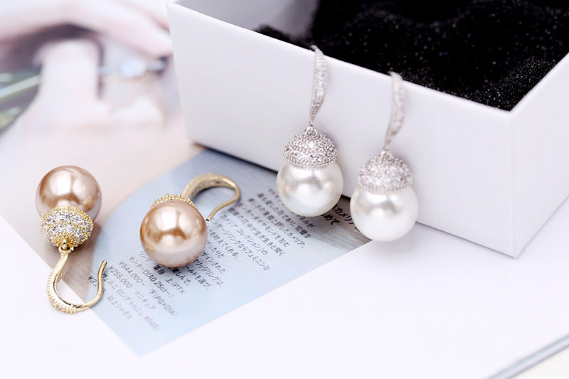 Baroque Pearl Drop Earrings