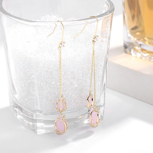 Tulip Cat’s Eye Earrings