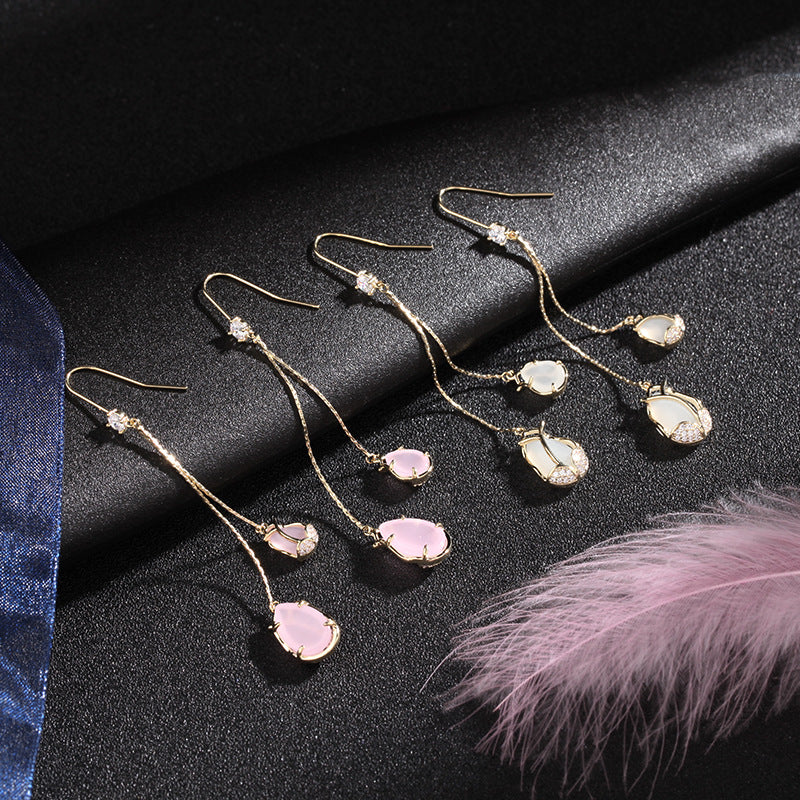 Tulip Cat’s Eye Earrings