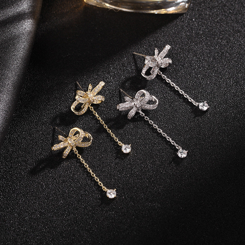 Bow Drop Earrings