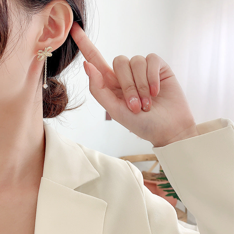 Bow Drop Earrings