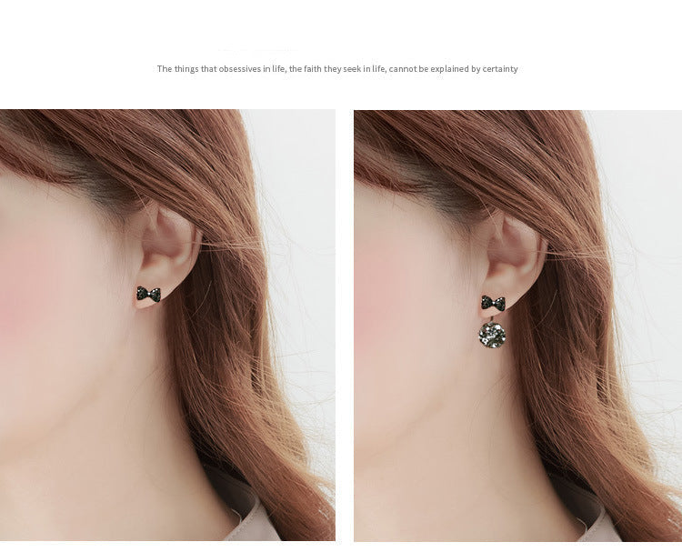 Two-Way Bowknot Earrings