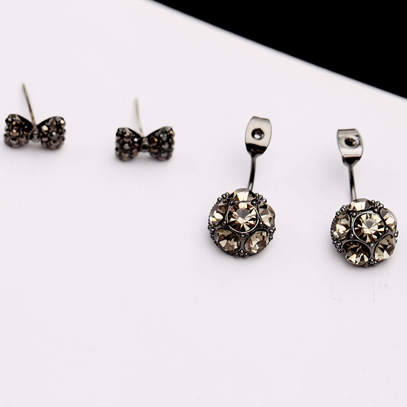 Two-Way Bowknot Earrings