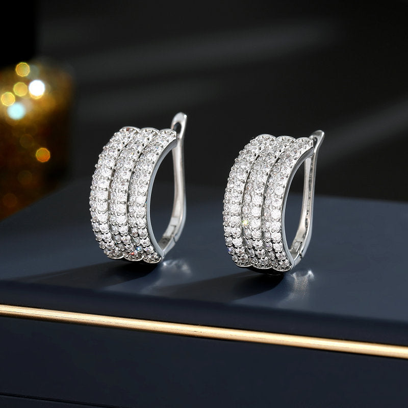 Trendy Zircon Ear Cuffs