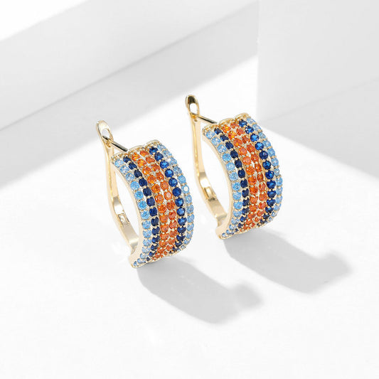 Trendy Zircon Ear Cuffs
