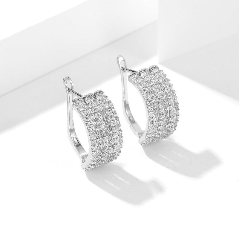 Trendy Zircon Ear Cuffs