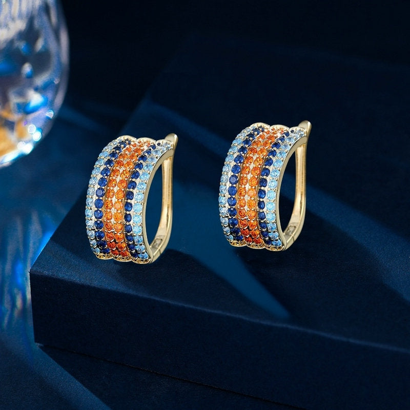 Trendy Zircon Ear Cuffs
